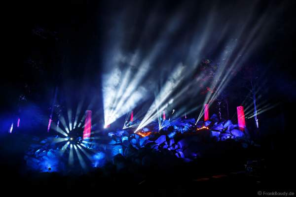 Im Reich der Götter bei Felsenmeer in Flammen 2013