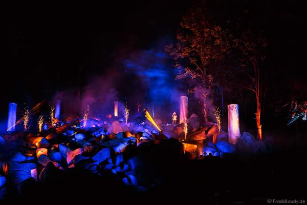 Im Reich der Götter bei Felsenmeer in Flammen 2013