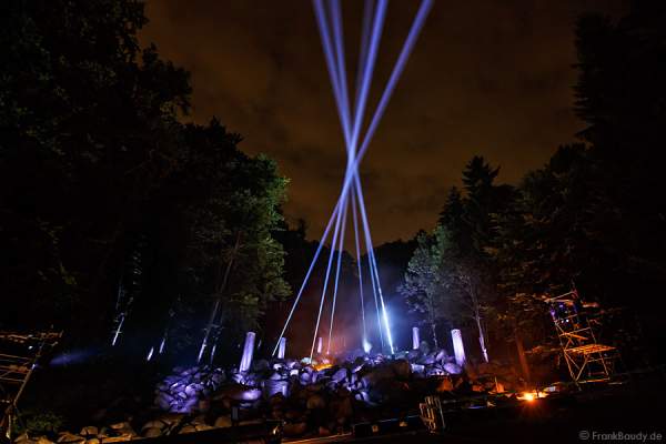 Im Reich der Götter bei Felsenmeer in Flammen 2013