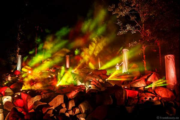 Im Reich der Götter bei Felsenmeer in Flammen 2013