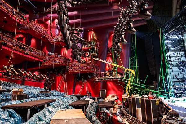 Musical Tarzan im Stage Apollo Theater Stuttgart, ein erster Blick hinter die Kulissen