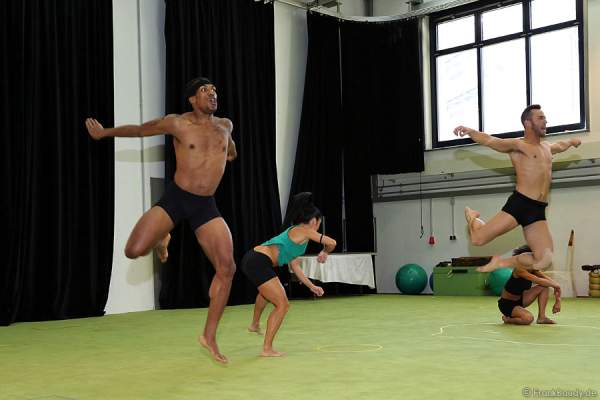 Die Darsteller des Musicals Tarzan in Stuttgart bei den Proben