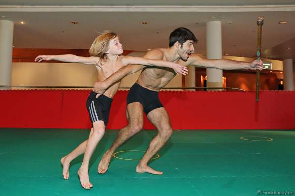 Emanuele Caserta bei den Proben zu Disneys Musical TARZAN im Stage Apollo Theater Stuttgart