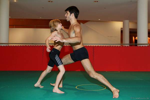 Emanuele Caserta bei den Proben zu Disneys Musical TARZAN im Stage Apollo Theater Stuttgart