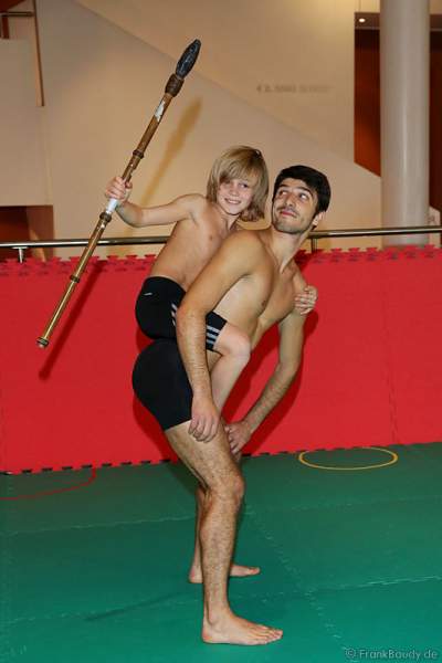 Emanuele Caserta bei den Proben zu Disneys Musical TARZAN im Stage Apollo Theater Stuttgart