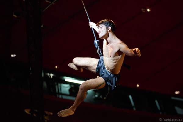 Emanuele Caserta bei den Proben zu Disneys Musical TARZAN im Stage Apollo Theater Stuttgart