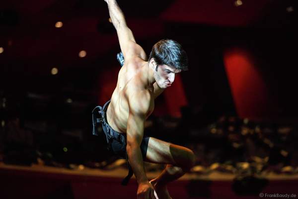 Emanuele Caserta bei den Proben zu Disneys Musical TARZAN im Stage Apollo Theater Stuttgart