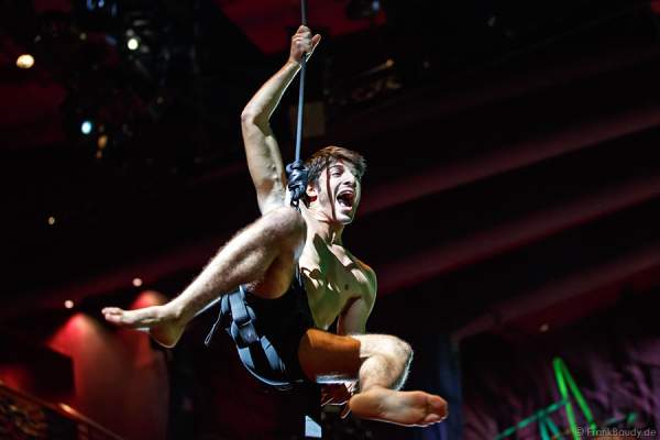 Emanuele Caserta bei den Proben zu Disneys Musical TARZAN im Stage Apollo Theater Stuttgart