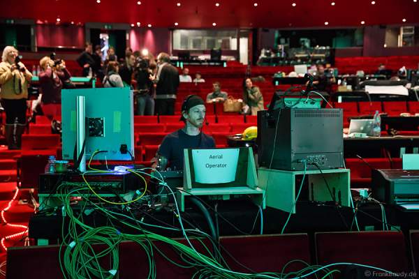 Der Saal des Stage Apollo Theater bei den Vorbereitungen zu dem Musical Tarzan in Stuttgart