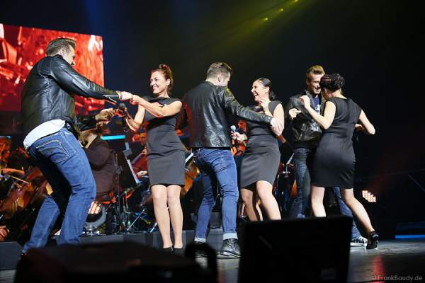 Rock'n'Roll-Band The Baseballs bei AIDA Night of the Proms 2013 – SAP Arena Mannheim