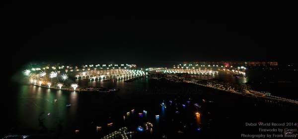 Dubai World Record 2014 Fireworks - Größtes Feuerwerk der Welt