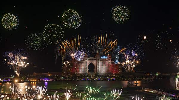 Dubai World Record 2014 Fireworks - Größtes Feuerwerk der Welt