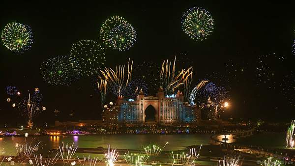 Dubai World Record 2014 Fireworks - Größtes Feuerwerk der Welt