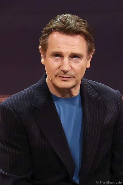 Liam Neeson bei Wetten, dass..? am 25. Januar 2014 in Karlsruhe