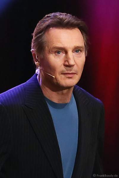 Liam Neeson bei Wetten, dass..? am 25. Januar 2014 in Karlsruhe
