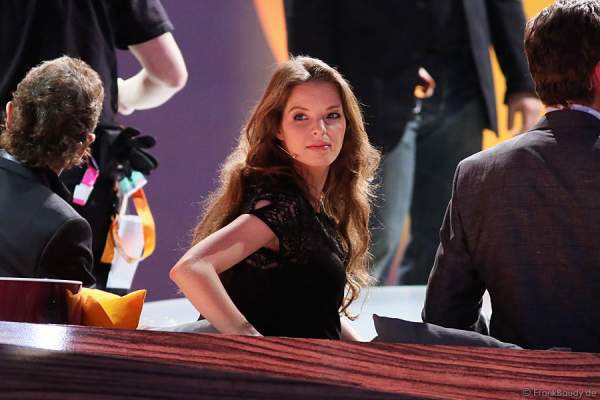 Yvonne Catterfeld bei Wetten, dass..? am 25. Januar 2014 in Karlsruhe