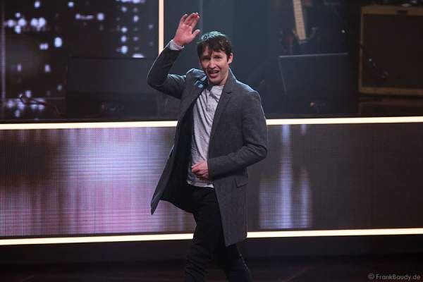 James Blunt bei Wetten, dass..? am 25. Januar 2014 in Karlsruhe
