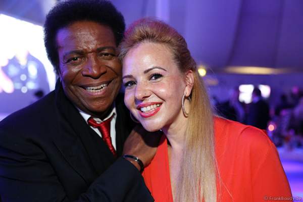 Roberto Blanco und seine neue Frau Luzandra bei Miss Germany 2014