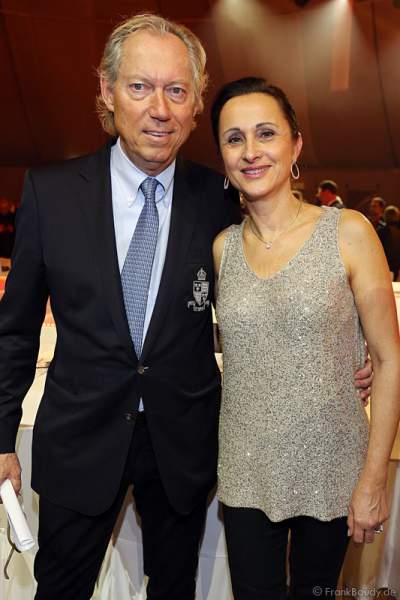 Prof. Dr. Dr. Werner Mang und Ehefrau Sybille Mang bei Miss Germany 2014