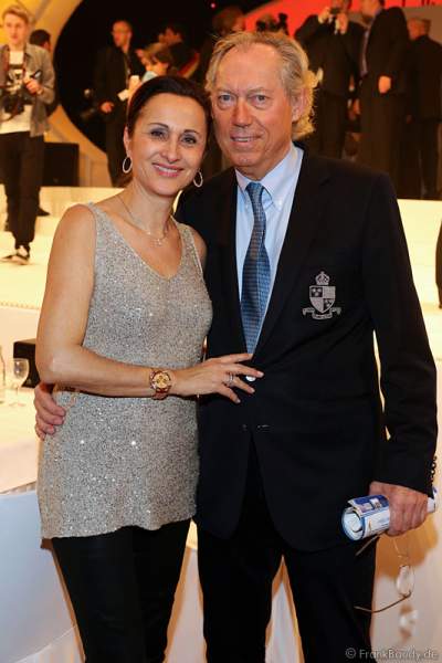 Prof. Dr. Dr. Werner Mang und Ehefrau Sybille Mang bei Miss Germany 2014