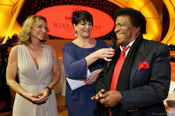 Caroline Beil, Ines Klemmer und Roberto Blanco bei Miss Germany 2014
