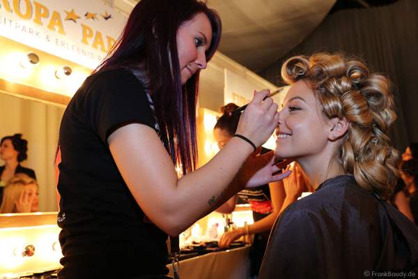 Backstage beim Miss Germany 2014 Finale