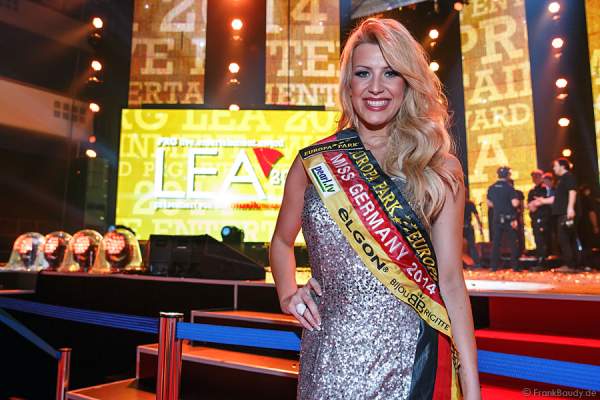 Miss Germany 2014 Vivien Konca beim PRG LEA 2014 - Live Entertainment Award