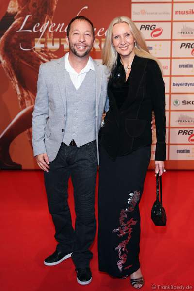 DJ Bobo (Rene Baumann ) und Frau Nancy beim PRG LEA 2014 - Live Entertainment Award