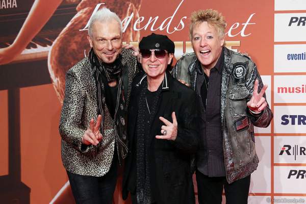Rudolf Schenker, Klaus Meine - The Scorpions beim PRG LEA 2014 - Live Entertainment Award