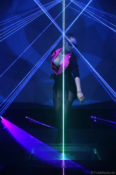 A05_Lasershow der Firma Kvant mit Laser Cabaret auf der Prolight + Sound 2014