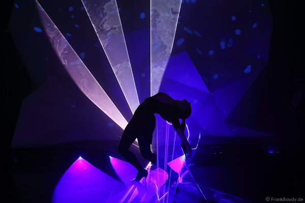 A07_Lasershow der Firma Kvant auf der Prolight + Sound 2014