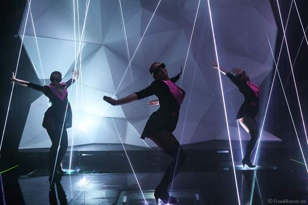 A12_Lasershow der Firma Kvant auf der Prolight + Sound 2014