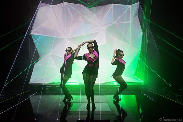 A14_Lasershow der Firma Kvant auf der Prolight + Sound 2014