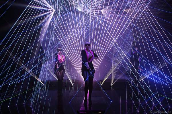 A16_Lasershow der Firma Kvant auf der Prolight + Sound 2014