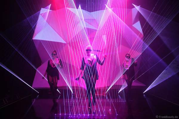 A19_Lasershow der Firma Kvant auf der Prolight + Sound 2014