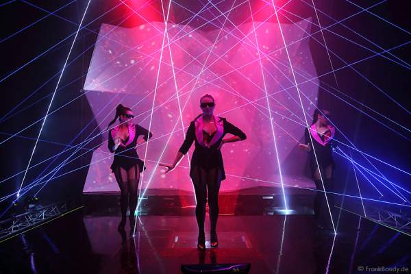 A21_Lasershow der Firma Kvant auf der Prolight + Sound 2014