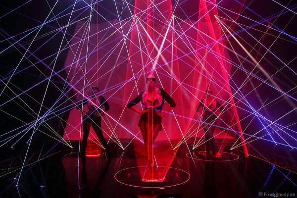 A22_Lasershow der Firma Kvant auf der Prolight + Sound 2014