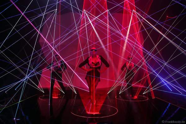 A23_Lasershow der Firma Kvant auf der Prolight + Sound 2014