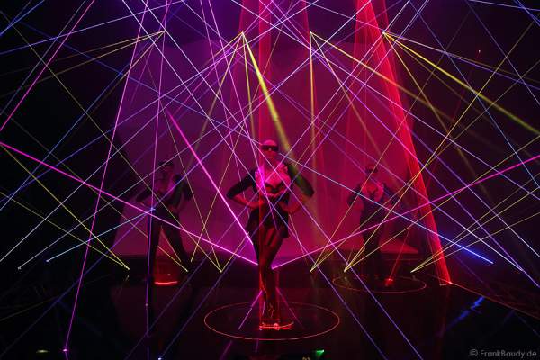 A24_Lasershow der Firma Kvant auf der Prolight + Sound 2014