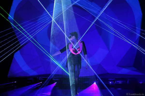 A30_Lasershow der Firma Kvant auf der Prolight + Sound 2014