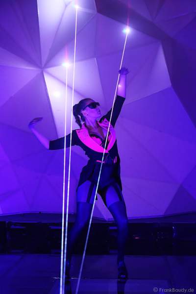 A33_Lasershow der Firma Kvant auf der Prolight + Sound 2014