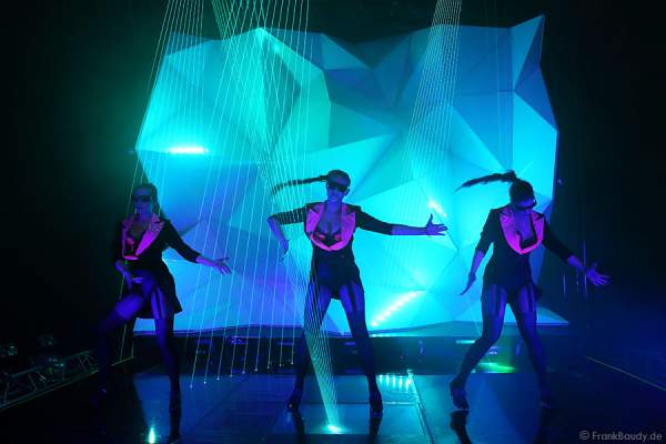 A35_Lasershow der Firma Kvant auf der Prolight + Sound 2014