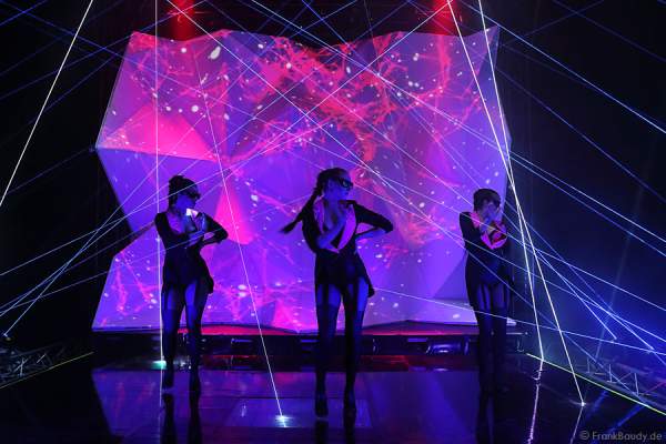 A39_Lasershow der Firma Kvant auf der Prolight + Sound 2014