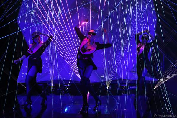 A41_Lasershow der Firma Kvant auf der Prolight + Sound 2014