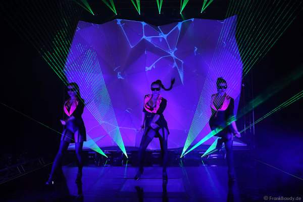 A43_Lasershow der Firma Kvant auf der Prolight + Sound 2014