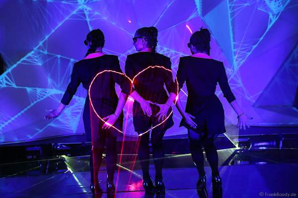 A44_Lasershow der Firma Kvant auf der Prolight + Sound 2014