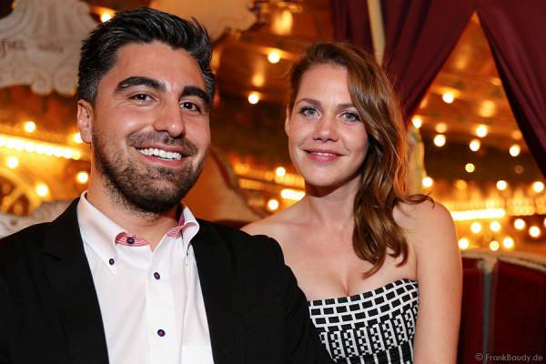 Felicitas Woll mit Freund Emrah Karacok beim Radio Regenbogen Award 2014 im Europa-Park