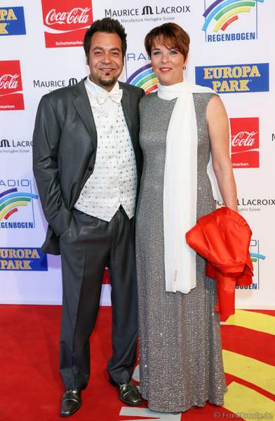 Laith Al-Deen mit seiner Frau Melanie beim Radio Regenbogen Award 2014 im Europa-Park