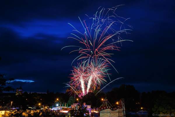 Feuerwerk bei der Frühjahrsmesse 2014 in Speyer