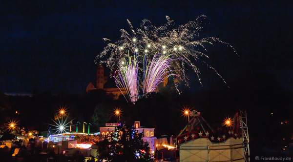 Feuerwerk bei der Frühjahrsmesse 2014 in Speyer